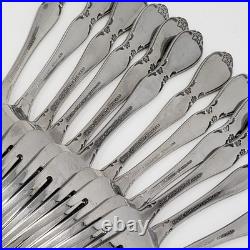 ONEIDA Community CHATELAINE 64pc Stainless Flatware SERVICE for 12+4 Serving Pcs