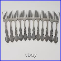 ONEIDA Community CHATELAINE 64pc Stainless Flatware SERVICE for 12+4 Serving Pcs