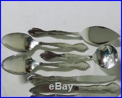 ONEIDA Community Glossy CANTATA Stainless Flatware Lot of 50 Pieces