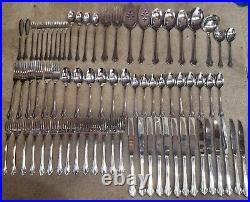 ONEIDA Community Stainless 75 PIECES CLARETTE Flatware, 6 complete settings