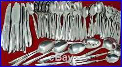 ONEIDA Community Stainless Flatware TWIN STAR 120 Piece Lot Knives Forks Spoons