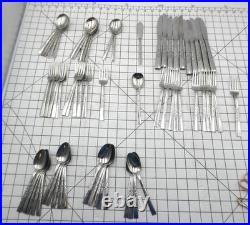 ONEIDA DECORATORS CATALINA Stainless Flatware 65 pcs (serves 10)