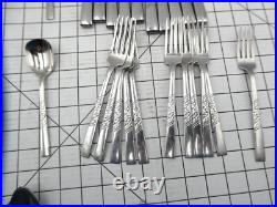 ONEIDA DECORATORS CATALINA Stainless Flatware 65 pcs (serves 10)