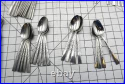 ONEIDA DECORATORS CATALINA Stainless Flatware 65 pcs (serves 10)