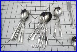 ONEIDA DECORATORS CATALINA Stainless Flatware 65 pcs (serves 10)