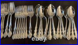 ONEIDA DOVER Stainless Steel Flatware 40 pcs Service for 8
