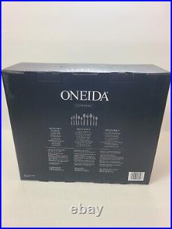 ONEIDA DOWNING 65 Piece Everyday Flatware Set, Service for 12 H223065AL20