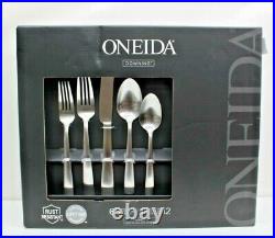 ONEIDA DOWNING 65 Piece Everyday Flatware Set, Service for 12 NEW
