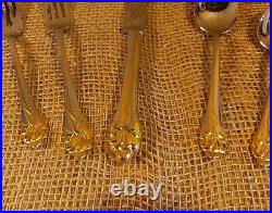 ONEIDA GOLDEN AMARYLLIS Stainless Flatware Place Setting BRAND NEW