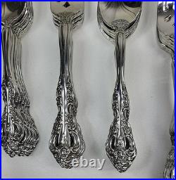 ONEIDA Heirloom Cube Michelangelo Stainless Flatware 60 +Pieces Service for 12