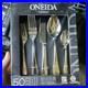 ONEIDA Icarus 50-Piece Stainless Steel Flatware Set, Service for 8