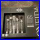 ONEIDA Moda 65pc Stainless Steel Flatware Set with Serving Pieces for 12 18/10