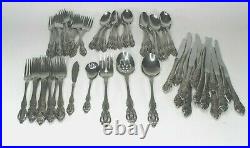 ONEIDA Renoir SS Stainless Flatware 16 Place Settings 5 Serving Pieces
