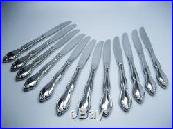 ONEIDA SILVER CHATELAINE Stainless Steel Fine Flatware & Serving Set 75 pc Chest