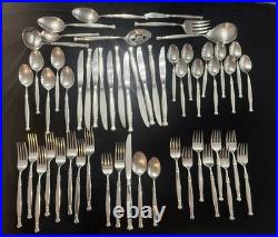 ONEIDA STAINLESS ACT 1 Silverware 56 pieces including serving pieces