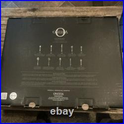 ONEIDA Sambre 65pc Stainless Steel Flatware Set for 12 Dishwasher Safe 18/10