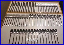 ONEIDA Shaker Stainless flatware 74 Pcs Lot Fork Spoon Knife