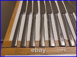 ONEIDA Shaker Stainless flatware 74 Pcs Lot Fork Spoon Knife