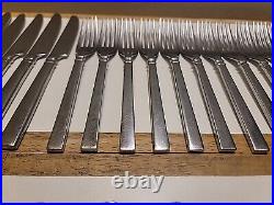 ONEIDA Shaker Stainless flatware 74 Pcs Lot Fork Spoon Knife