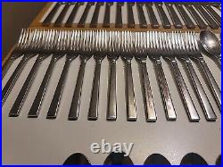 ONEIDA Shaker Stainless flatware 74 Pcs Lot Fork Spoon Knife