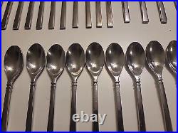 ONEIDA Shaker Stainless flatware 74 Pcs Lot Fork Spoon Knife