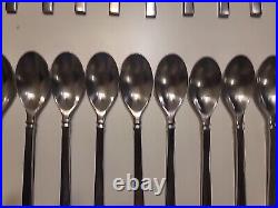 ONEIDA Shaker Stainless flatware 74 Pcs Lot Fork Spoon Knife