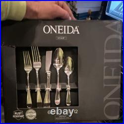 ONEIDA Soar 65pc Stainless Steel Flatware Set with Serving Pieces for 12