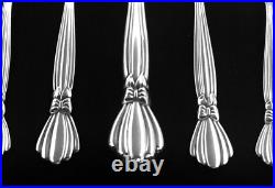 ONEIDA Stainless ALEXIS 5 Piece PLACE SETTING Deluxe Glossy Flatware Bow
