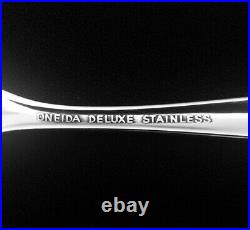 ONEIDA Stainless ALEXIS 5 Piece PLACE SETTING Deluxe Glossy Flatware Bow