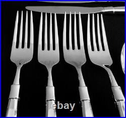 ONEIDA Stainless Cube ACT 1 Glossy 20 Piece FLATWARE SET Knives Forks Spoons