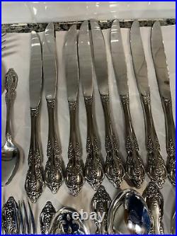 ONEIDA Stainless RENOIR Pembrooke 69 PIECE FLATWARE SET Forks Spoons Knife SSS