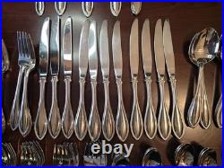 ONEIDA Stainless Steel USA Glossy Arbor American Harmony 111 Pieces Flatware Lot