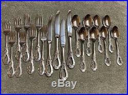 ONEIDA Toujours stainless steel Cube flatware 20 pieces