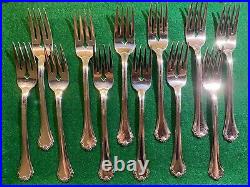 ONEIDA USA MIDTOWNE STAINLESS FLATWARE 45 PIECES 4 x 6 PIECE PLACE SETTINGS