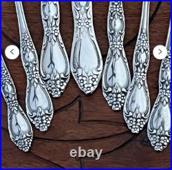 ONEIDA Vintage Stainless SILVER Huntington DELUX Kings and Queens One Set 62 Pcs