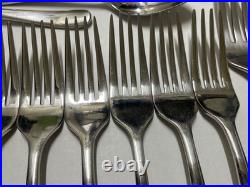 Oneida 18/10 China AA-15 Stainless Unknown Pattern Flatware Set of 56 Pieces
