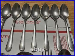 Oneida 18/10 China AA-15 Stainless Unknown Pattern Flatware Set of 56 Pieces