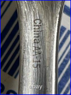 Oneida 18/10 China AA-15 Stainless Unknown Pattern Flatware Set of 56 Pieces