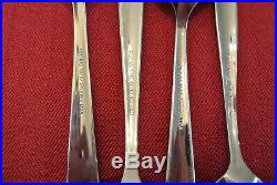 Oneida 18/10 Strauss USA stainless steel 5-piece place setting for 8