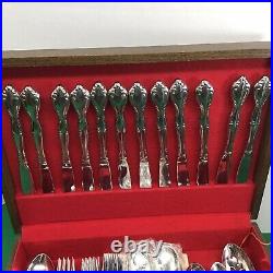 Oneida 18/8 Stainless CANTATA 63 Pc Full Service for 12 Community USA Glossy