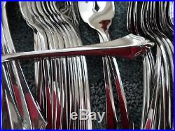 Oneida 18/8 USA Vintage Community Stainless KENWOOD 62pc Set Service Excellent