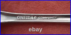 Oneida 18/8 stainless Clatette lot of 7 teaspoons 6 NM polished
