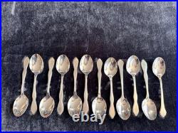 Oneida 1881 Rogers TWILIGHT Stainless Flatware 34 pc Mix Lot Spoons Knives Serve
