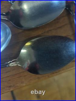 Oneida 1881 Rogers True Arbor Rose Stainless Flatware Set Lot 60 Pieces