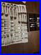 Oneida 1881 Rogers Twilight Stainless Flatware 45 Pc Set Service for 8 + Serving