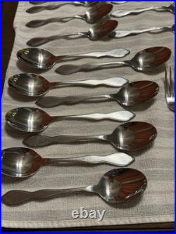 Oneida 1881 Rogers Twilight Stainless Flatware 45 Pc Set Service for 8 + Serving Oneida 1881 Rogers Twilight Stainless Flatware 45 Pc Set Service for 8 + Serving