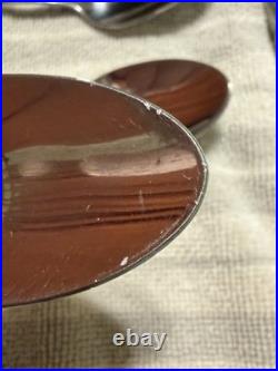 Oneida 1881 Rogers Twilight Stainless Flatware 45 Pc Set Service for 8 + Serving