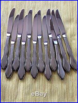 Oneida 1881 Rogers Twilight stainless flatware Set of 60 pieces