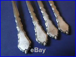 Oneida 4 Satinique Cocktail Seafood Forks USA community Stainless Flatware