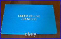 Oneida 4 Settings of Deluxe Stainless Flatware 4 Piece Set Chateau (New)